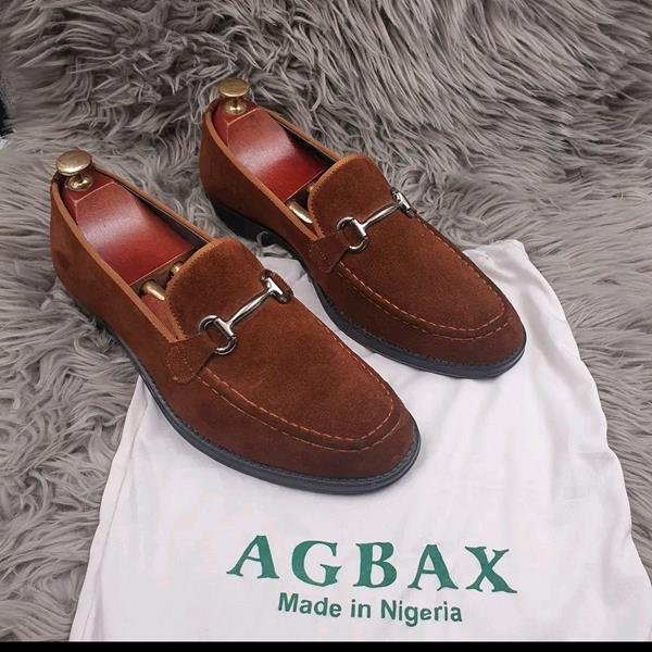 AGB 02; Genuine Leather Men's Shoe